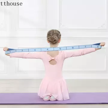 Dây kháng lực thể dục TTHOUSE, Dây kháng lực tập yoga lưới 8 / 10 / 12, Dây kháng lực Yoga, Crossfit Tập thể dục bằng vải Cotton co giãn phụ trợ Thiết bị tập luyện