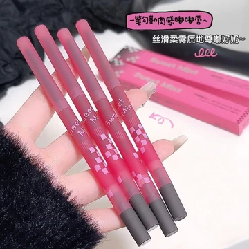 Trang điểm SWEET MINT Phác thảo Lip Pencil Phác thảo Lip Shape Màu lâu trôi Matte Lip Lip Lip Lip Lipstick Base