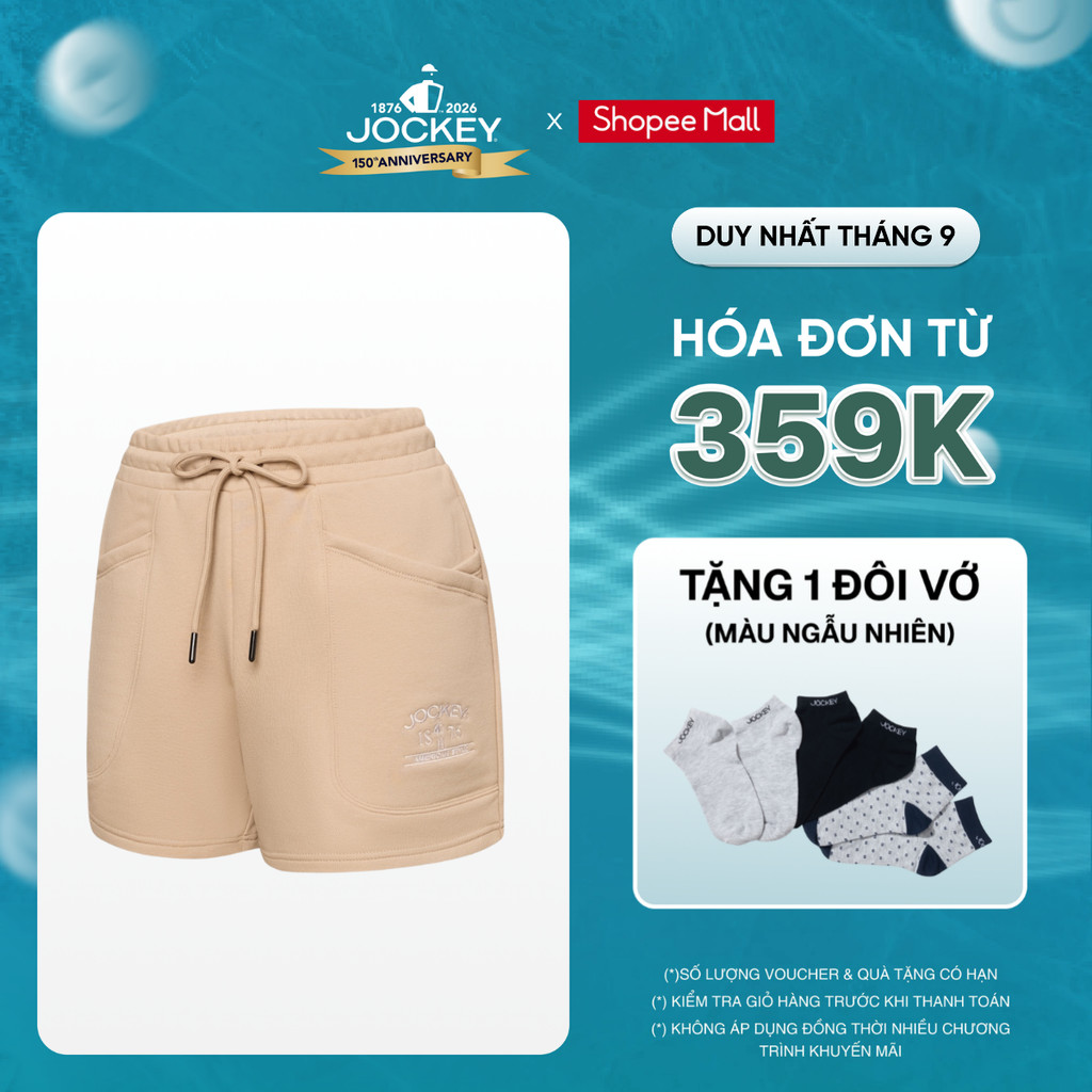 Quần Short Nữ Jockey Thun Da Cá Thêu Logo - J4093