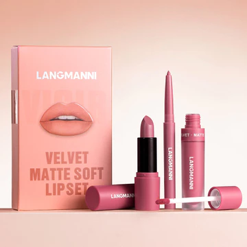 Bộ chăm sóc môi sáu màu Lip Liner Lipstick Liquid Lipstick Set