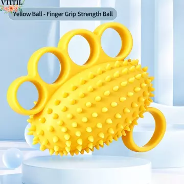 Bóng tập thể dục tay nhím VTITIL, Bóng trị liệu ngón tay bằng silicon Bóp giảm căng thẳng, Phục hồi chức năng ngón tay Massage cơ bắp cách ly ngón tay Bóng giảm căng thẳng cho nhạc sĩ