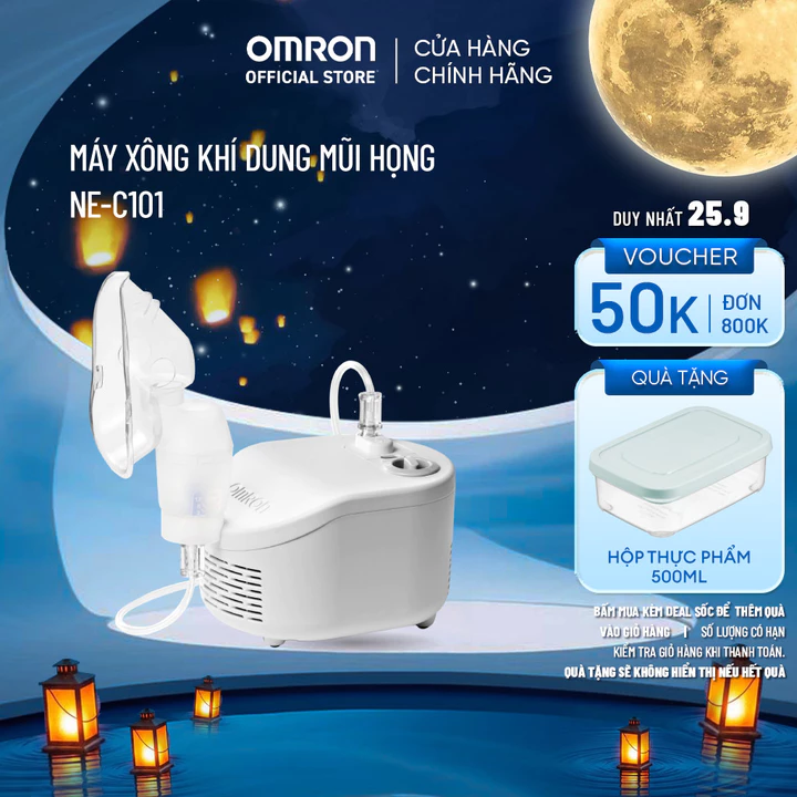 Máy Xông Khí Dung Mũi Họng OMRON NE-C101