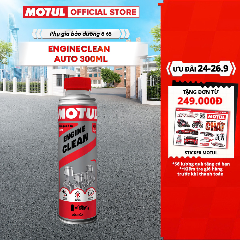 Phụ gia vệ sinh động cơ xe ô tô - ENGINE CLEAN AUTO 300ml