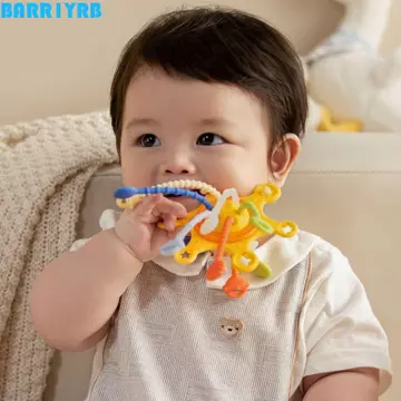BARR1YRB Đồ chơi Montessori giác quan cho bé, Đồ chơi dây kéo silicon phát triển giác quan PP, Đồ chơi giác quan cho bé Đồ chơi lấy mềm Bóng có thể uống được cho trẻ sơ sinh Đồ chơi mọc răng có thể gi