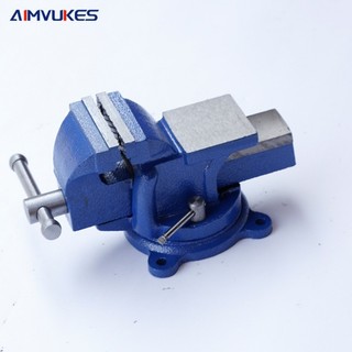 AIMVUKES Ê tô bàn xoay 360 độ - Ê tô bàn bằng gang