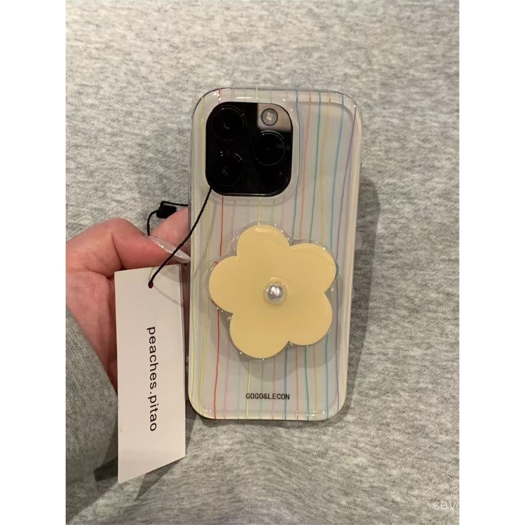 Ốp Điện Thoại Thích Hợp Cho iPhone 7 8 X XS XR XSMAX 11 12 13 14 15 16 17 Pro max Plus Đế Hoa Ngọc Trai Sọc Không Khí Chống Sốc Vỏ Bảo Vệ Chống Sốc Bao Gồm Tất Cả F3S0