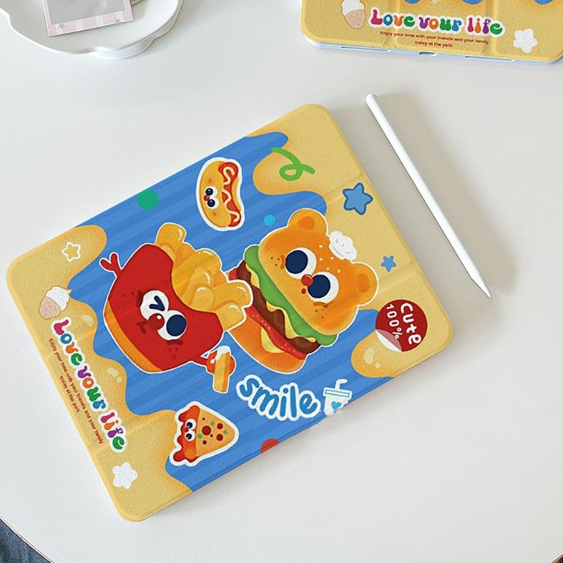 Ốp Bảo Vệ Cho iPad Air2 M2 Air6 M3 Air7 2025 A16 gen11th air 11 Air4 / air5 Gen7 Gen8 Gen9 pro 12.9 thế hệ thứ 10 M4 2024 pro11 Gen5 / 6 Mini4 / 5 / 6 air 13 inch 360 Vỏ máy tính bảng