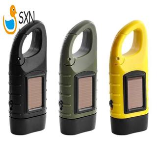 Đèn pin năng lượng mặt trời và quay tay - LED khẩn cấp đa chức năng cho cắm trại