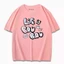 GC1 Hololive Tiếng Anh‌ EN FUWAMOCO Life is BAU Unisex Xu hướng thời trang mùa hè Áo thun ngắn tay GC1