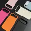 Ốp điện thoại chống rơi mờ bằng da vải thiều cho iPhone 17 16 Pro Max 17 Air 16 17 15 14 13 12 11 Vỏ bảo vệ chống sốc