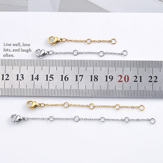 Dây chuyền mở rộng thép không gỉ, vàng 18k, dễ dàng điều chỉnh kích thước