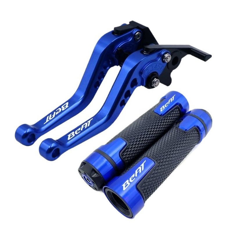 Dành Cho Xe Honda Beat / Beat Fi V1 Combi Xe Máy Sửa Đổi Hợp Kim Nhôm CNC 6 Tầng Có Thể Điều Chỉnh Có Thể Gập Lại Phanh & Ly Hợp Đòn Bẩy Có Tay Cầm Và Bộ Bảo Vệ Đòn Bẩy