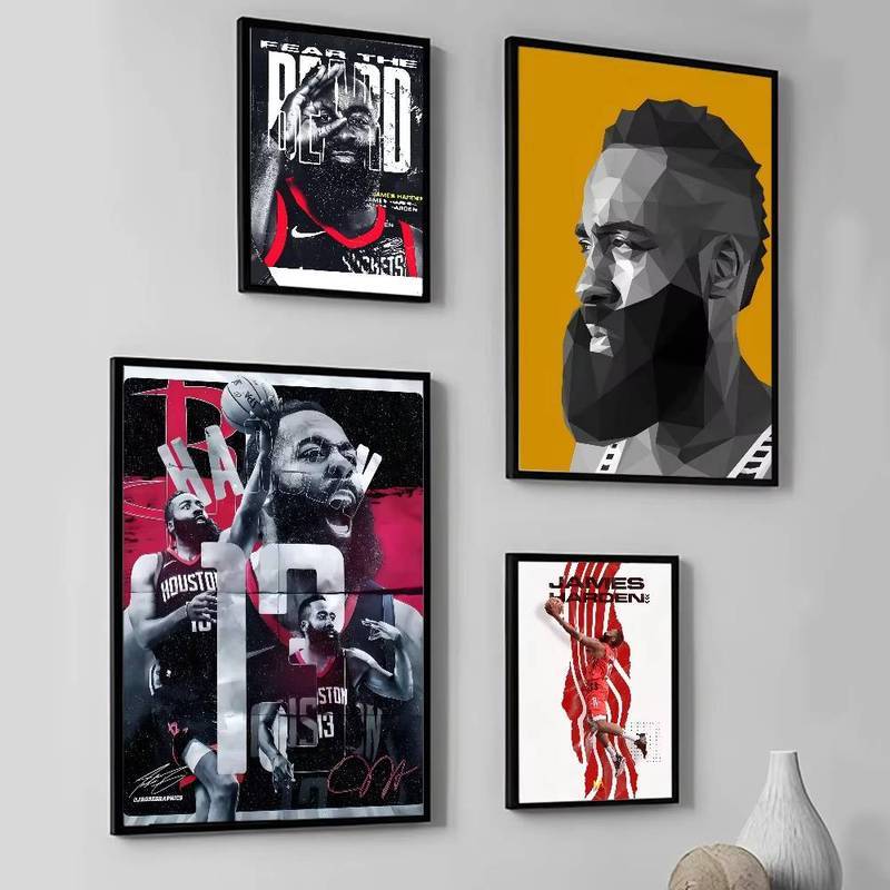 James Harden Poster HD Poster Nhà, Phòng, Thanh, Cafe Tranh Treo Tường Nghệ Thuật Trang Trí