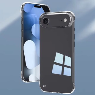 [JLK] Ốp Điện Thoại Trong Suốt Không Khung Mạ Sang Trọng Cho Apple iPhone 17 Pro Max 17 Air 16 15 Plus 16E Bảo Vệ Siêu Mỏng Macro Pore Vỏ PC Cứng