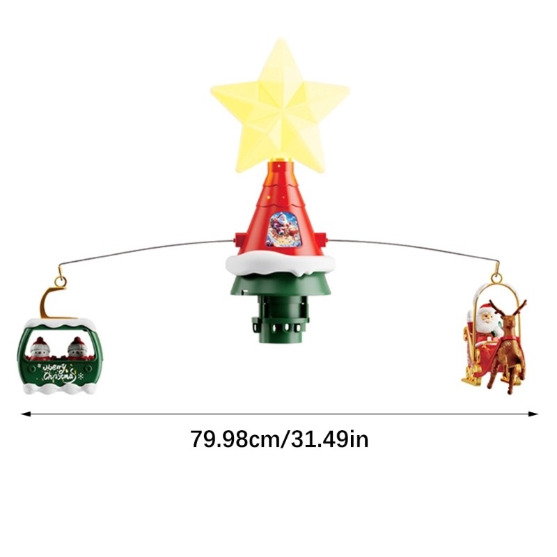 SHI Santa Driving Sleigh Dynamic Christmas Deck dành cho các cuộc họp gia đình