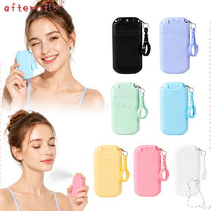 Chai xịt rỗng AFTEROF, có móc khóa nhựa Chai phân phối dung tích 30ml, Chai đựng nước hoa nhiều màu có thể đổ lại cho du lịch