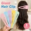 2 Phụ Kiện Nữ Quá Khổ Tóc Phẳng Barrette Cực Lớn Kẹp Tóc Màu Lớn Kẹp Tóc Cho Tóc Sắp Xếp