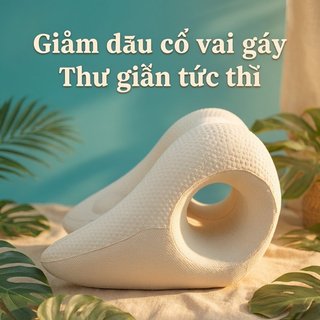 Gối Massage Cổ Hình Bướm Hơn 6 Đầu Massage EVA Giảm Đau Mỏi Cổ Vai Gáy Thư Giãn Cơ Bắp Tại Nhà