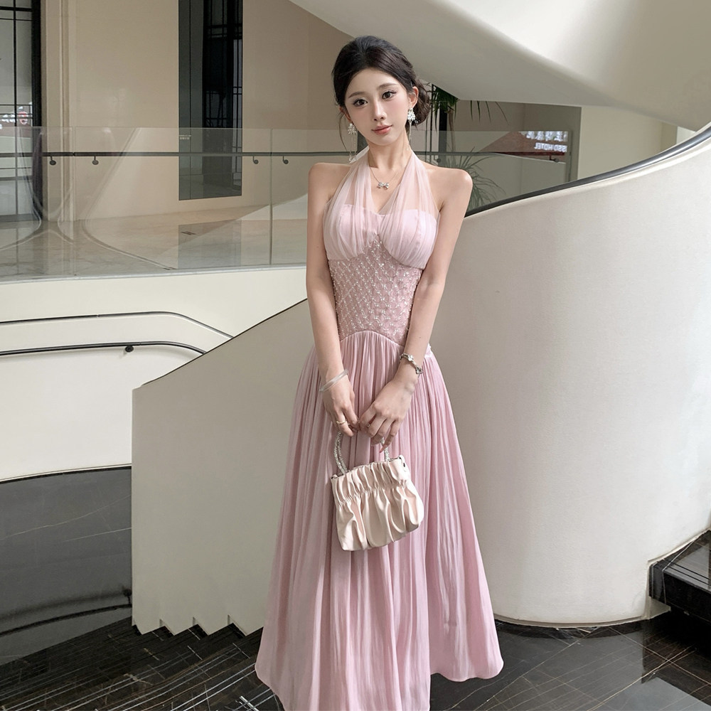 Đầm dạ hội tone hồng tiểu thư Cinderella
