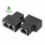 Cáp mạng ethernet 1 đến 2 LAN Đầu nối bộ chuyển đổi phích cắm RJ45 [mới]