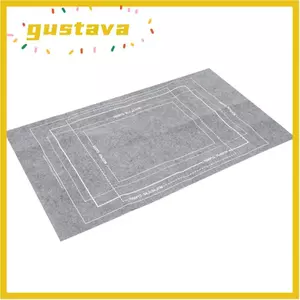 Thảm xếp hình GUSTAVA, Thảm nỉ vải công suất cao, Phụ kiện xếp hình Bề mặt mịn màng Thảm xếp hình ghép hình màu xám di động Sử dụng trong gia đình