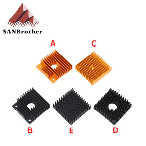 Phụ kiện máy in 3D MK7 / 8 Bộ tản nhiệt vàng 40 * 40 * 11 Bộ tản nhiệt Makerbot 6.30 Z4SJ