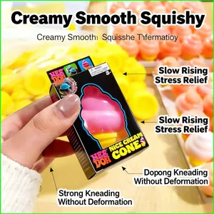 HT3 Kem Squishy Đồ Chơi Chậm Giảm Căng Thẳng Đồ Chơi Mềm Cảm Giác Fidget Để Giảm Lo Âu TH3
