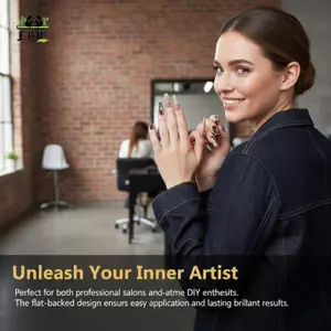 6 Lưới Ngọc Trai Móng Tay Quyến Rũ Trang Trí Móng Tay Hỗn Hợp Hạt Bán Tròn Cho Phụ Kiện Làm Móng Tay Chuyên Nghiệp Thiết Kế Nghệ Thuật EMKK