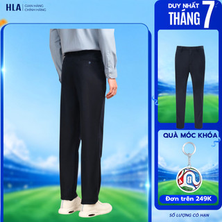 Quần Âu Nam HLA Ống Suông Cao Cấp, Giữ Form Đẹp, Quần Tây Co Giãn Thoải Mái, Chống Nhăn