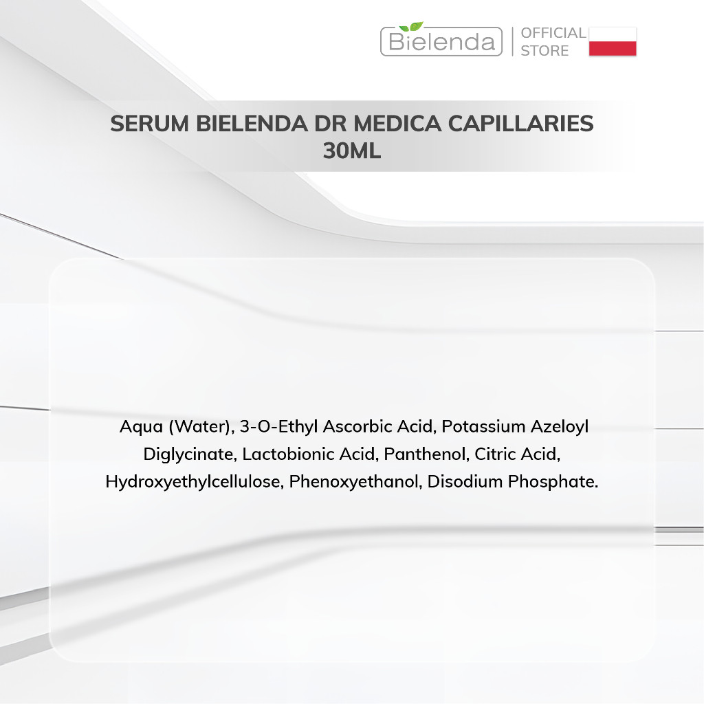 Serum Bielenda Dr Medica Capillaries giảm đỏ, giãn mao mạch 30ml