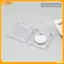 Hộp đựng phấn mắt vuông Mini VFZ có nắp trong suốt & tấm nhôm Nhựa DIY Blush Hộp đựng dụng cụ trang điểm Louislifecool