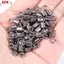 ECK 50 Chiếc Vòng Bi Câu Cá Cán Xoay Vòng Chắc Chắn Đầu Nối 11 Kích Thước Nóng