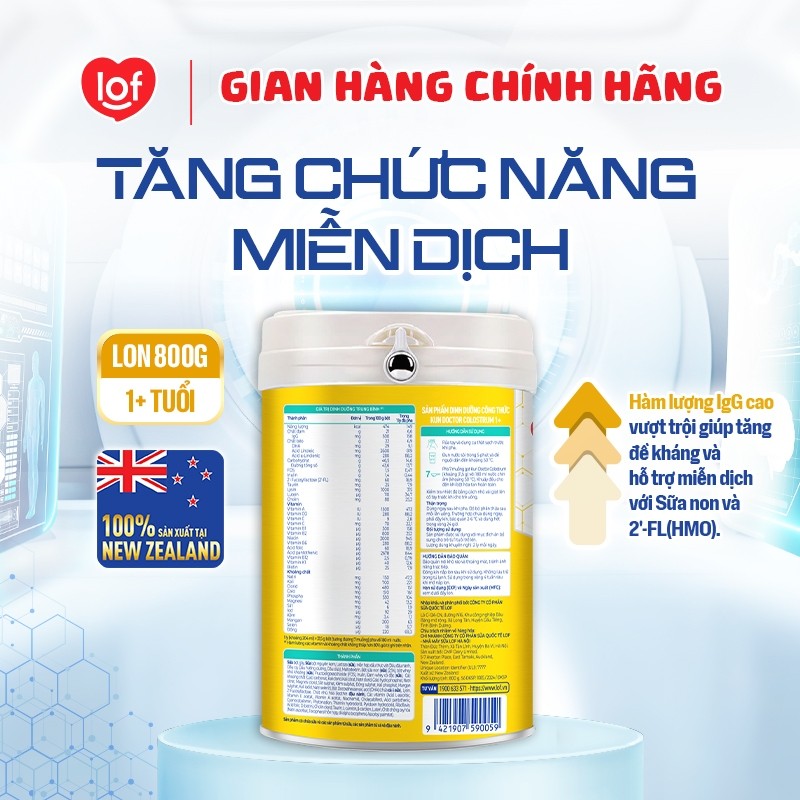 Sữa bột dinh dưỡng KUN DOCTOR COLOSTRUM 1+ lon 800gr