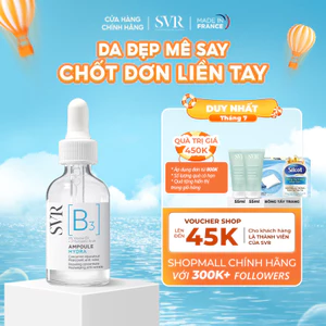 Tinh chất dưỡng da, ngăn ngừa nếp nhăn, phục hồi da và dưỡng ẩm cho da SVR [B3] Ampoule Hydra 30ml
