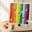 Đồ chơi học tập Montessori 99 Bàn nhân cho trẻ em Toán học Thực hành số học Quà tặng giáo dục cho trẻ mới biết đi tại nhà từ 3 tuổi trở lên