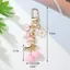 WANYEDI Cherry Móc Khóa, Lớp Phủ Men Mini Trái Cây Móc Khóa, Trang Sức DIY Hoa Bướm Trang Trí Tai Nghe Mặt Dây Chuyền Túi Xách Phụ Kiện Trang Trí