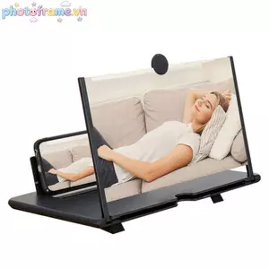 Photoframe 10inch 3D Kính lúp màn hình điện thoại di động HD Bộ khuếch đại Video Giá đỡ điện thoại Braet VN