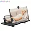 Photoframe 10inch 3D Kính lúp màn hình điện thoại di động HD Bộ khuếch đại Video Giá đỡ điện thoại Braet VN