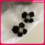 JASMINE Nhung Bông Tai Hoa Floing Bông Tai Tính Khí Cao Cấp Không Khí Bông Tai Nữ Trang Sức JASMINE