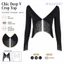 Áo thun nữ WANYEDI, Tua Rua V Cổ Chữ V Áo Crop top nữ, Vai gợi cảm Full Tay Slim Fit Áo dài tay Trang phục dự tiệc