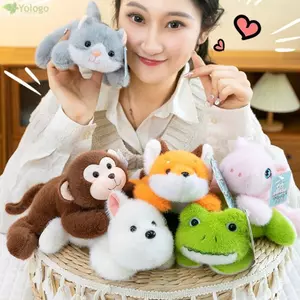 Gối Thú Nhồi Bông YOLOGO, Búp Bê Đồng Hành Sang Trọng Gấu 20cm, Thời Trang Sang Trọng Voi Siêu Mềm Động Vật Sang Trọng Bàn Đồ Chơi