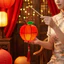 THEGIRL8B Đèn lồng hồng, Đèn lồng cầm tay phát sáng phong cách Trung Quốc, Truyền thống với tua rua Phước lành Bộ dụng cụ làm đèn lồng DIY di động Sử dụng cho trẻ em