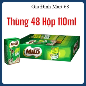 Thùng 48 Hộp Milo bé 110ml.. Date mới