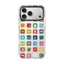 Ốp điện thoại cứng chín lưới từ tính hoạt hình cho iPhone 17 Pro Max 16 15 14 13 17Air 16Plus Vỏ bảo vệ chống sốc trong suốt