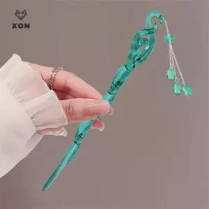 Kẹp tóc nữ thanh lịch Trung Quốc, Cắt tóc cổ, Mũ lưỡi trai Hanfu cổ điển, Phụ kiện tóc [Mina]