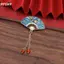 HFSHY 1 Chiếc Thổ Cẩm Phong Cách Quốc Gia Nữ Retro Cao Cấp Corsage Tính Khí sel Pin Sáng Tạo Và Đa Năng VN