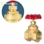 GE Dễ dàng lắp đặt Van cổng đồng thau ren nữ 1 / 2 "3 / 4" 1 "để kiểm soát nước dân cư hiệu quả VN