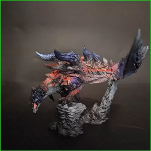 HT3 Monster Hunter Slashing Wyvern Glavenus (Dinovaldo) Trò chơi Hàng hóa Nhân vật hành động Trang trí TH3