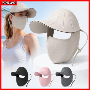 YRBWD có vành, Chống tia cực tím Chống nắng toàn mặt, Vải mát mẻ thời trang Tất cả trong một Đi xe đạp thoáng khí Mùa hè ngoài trời