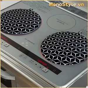 Tấm bảo vệ đầu bếp cảm ứng MONOSTYLE, Thảm bếp cảm ứng silicon chịu nhiệt, Phụ kiện nhà bếp Có thể tái sử dụng Dễ dàng làm sạch Thảm bếp chống thấm nước chống trượt Bếp cảm ứng